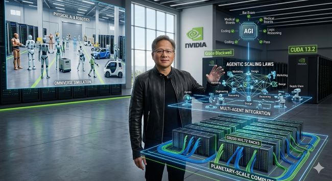 算力之巅与代理时代：黄仁勋拆解AI驱动的未来世界